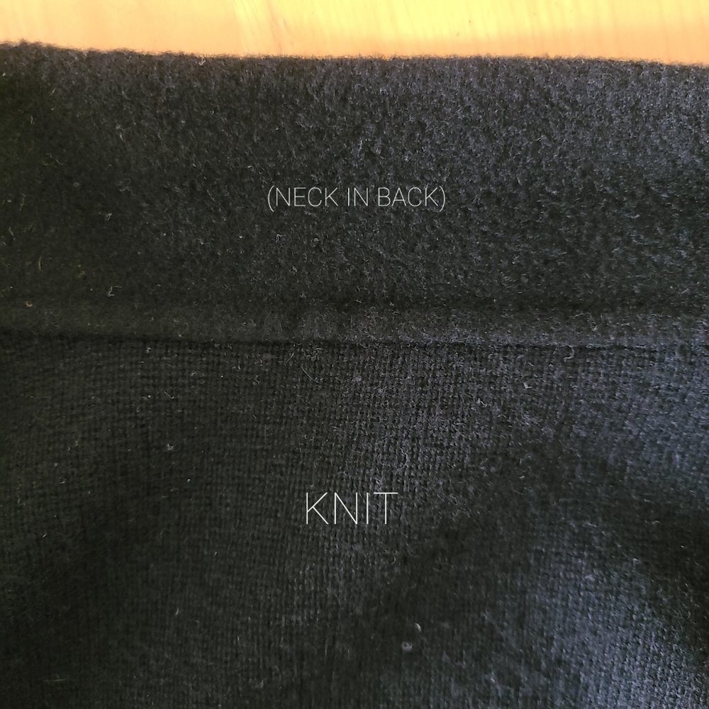 100% Cashmere Coat Saks 5th Ave Black - Size Medium - Picture 12 of 16